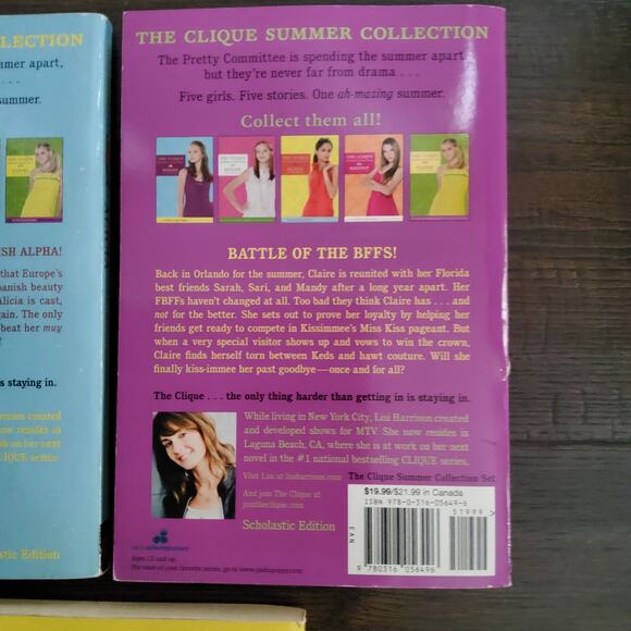 The Clique Summer Collection 5 Book Set by Lisi Harrison Five Girls Five Stories - Picture 10 of 12